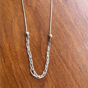Women necklace Rope chain Sterling silver women necklace
